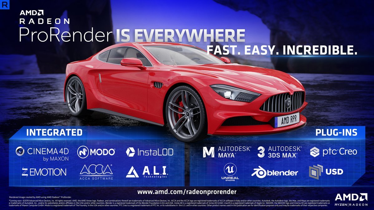 Więcej informacji o „AMD z nowościami dla Radeon ProRender”