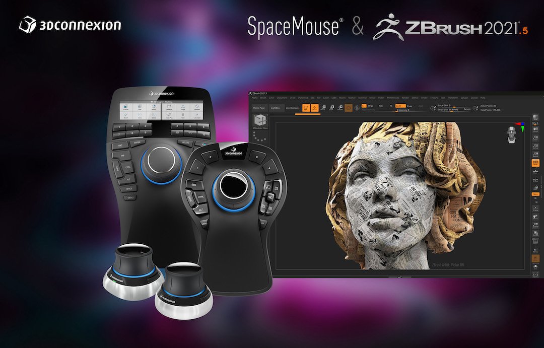 Więcej informacji o „Pełna integracja myszy 3D SpaceMouse i ZBrush”