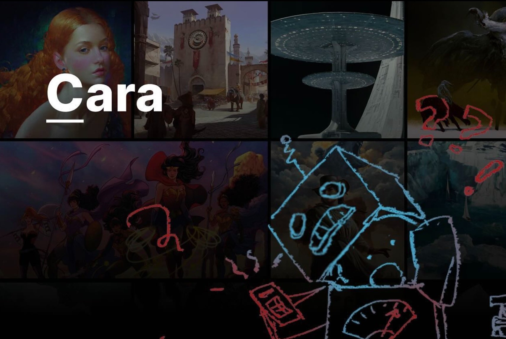 Więcej informacji o „Cara - nowa platforma do portfolio dla artystów bez AI”